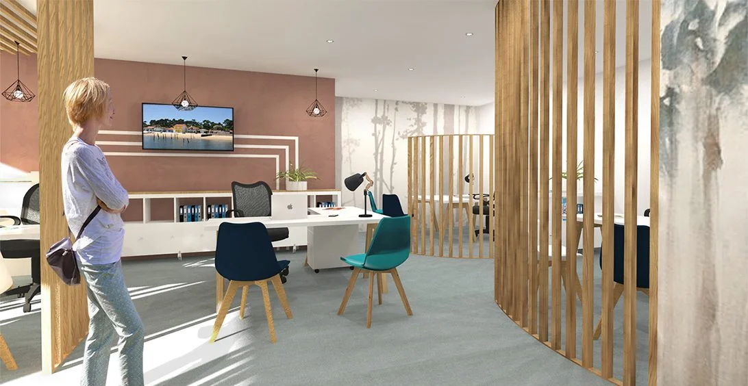 Espace de co-working accueil
